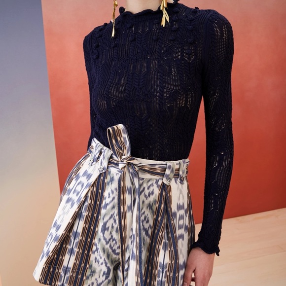 Ulla Johnson Celeste Pullover sweater, size Large, midnight navy, NWT - Picture 1 of 5